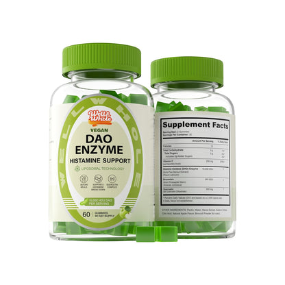 Daily DAO Support Gummies | Pea Sprout & Quercetin, Plant-Based, 60 Count