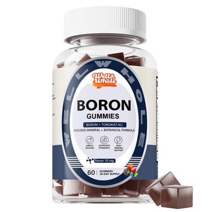 Boron Gummies with Zinc & Magnesium, Sugar-Free, 60 Counts